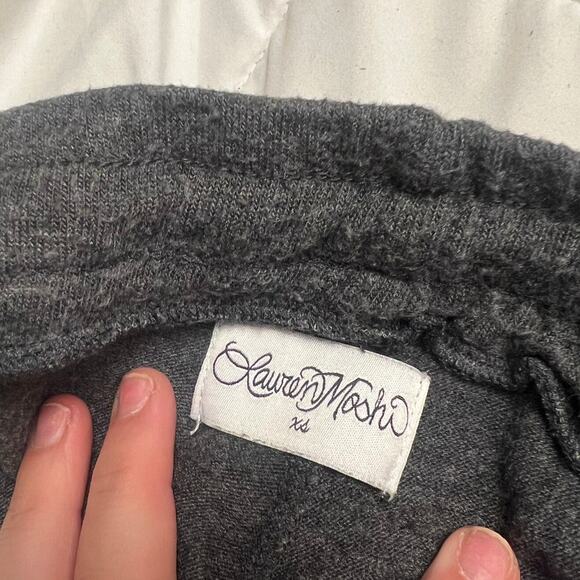 Lauren Moshi Cozy Grey Colorful Star Stripe Sweatpants Joggers Size XS - Picture 5 of 5